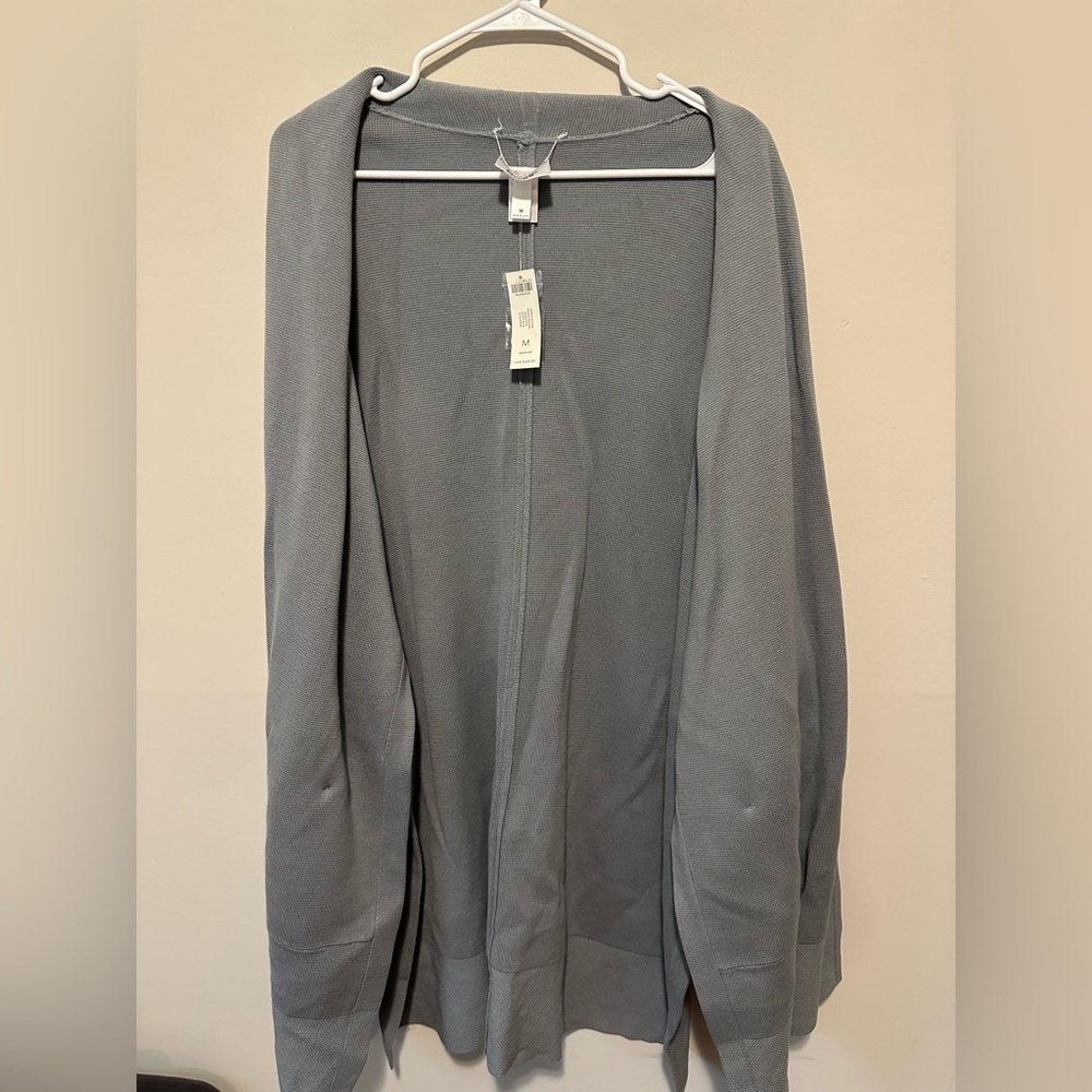 NWT Marla Wynne For Chico's Kimono Sweater Dusty Blue Size M - Picture 8 of 15